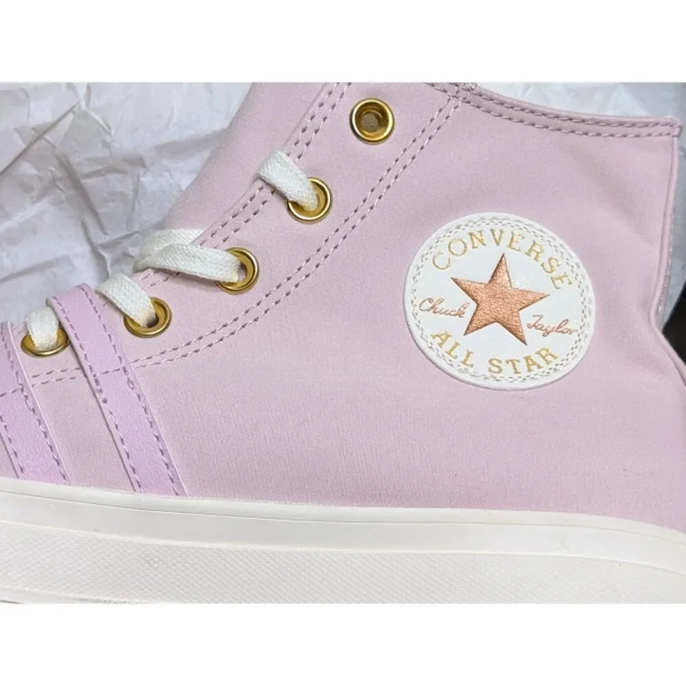 Converse CTAS Lift Platform Summit Pink Buckle High Top Shoes Women's 9 NIB